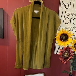 Xhilaration Olive Open Front Cardigan